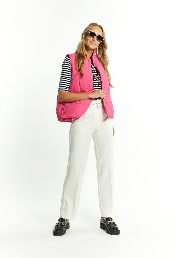 Krótka pikowana kamizelka