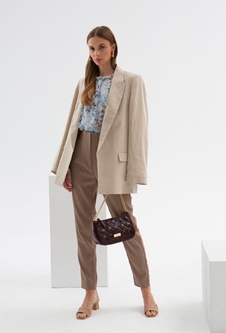 Koszula z falbankami w kwiatki