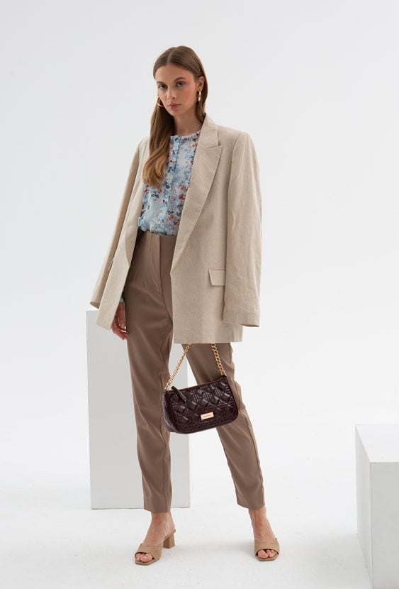 Koszula z falbankami w kwiatki