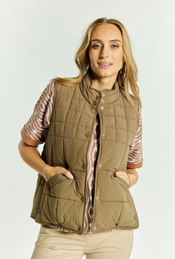 Krótka pikowana kamizelka