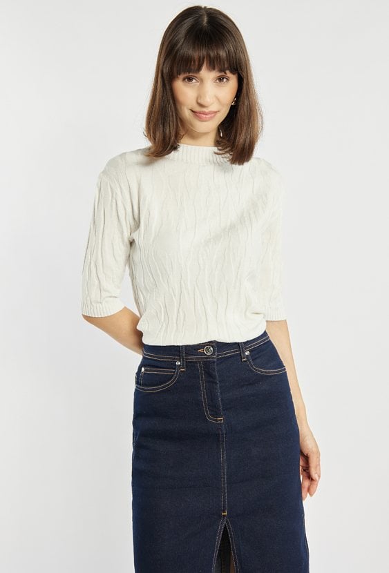 Sweter z półgolfem