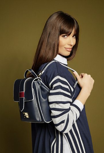 Plecak damski z klapą