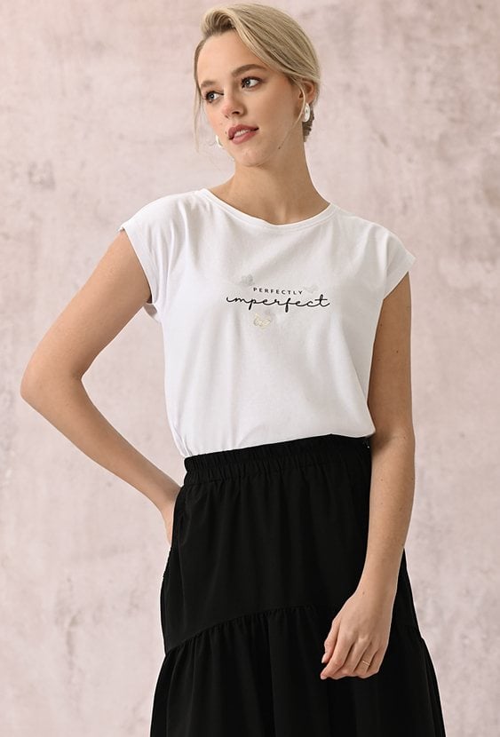 T-shirt z małą grafiką