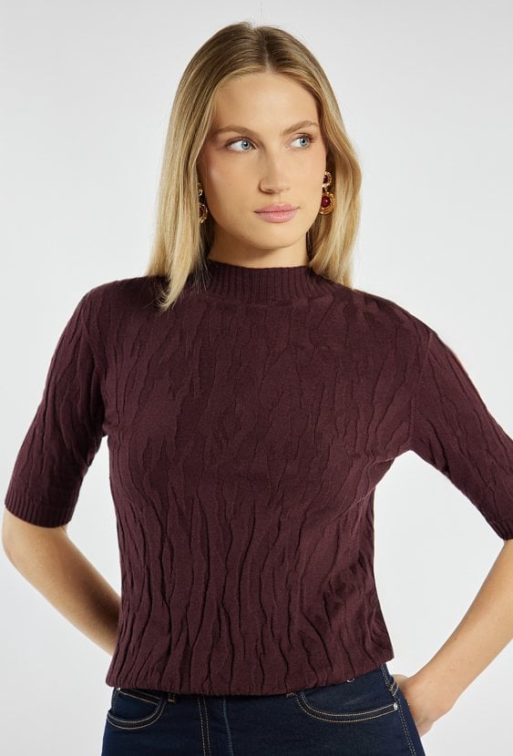 Sweter z półgolfem