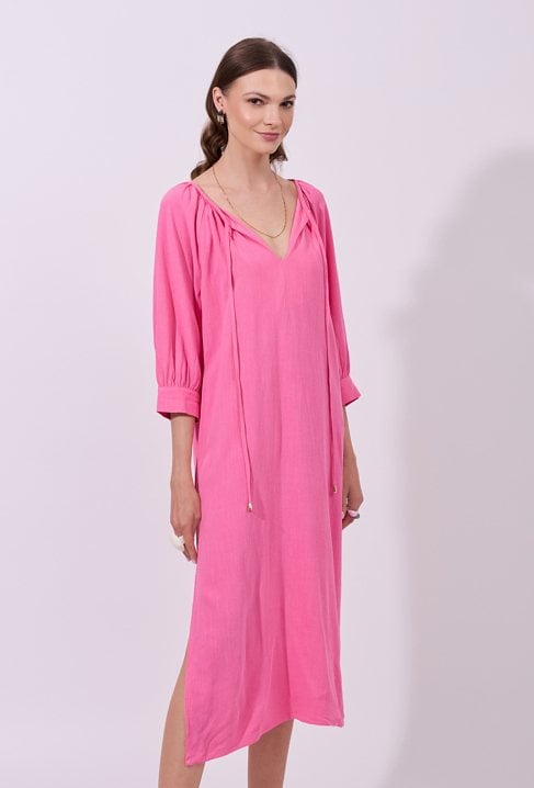 Luźna sukienka midi