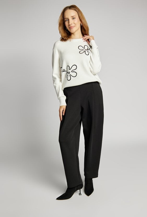 Sweter damski z cekinami