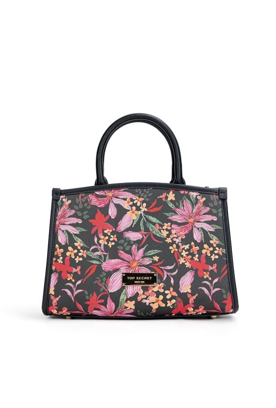 Torba damska z kwiatowym wzorem