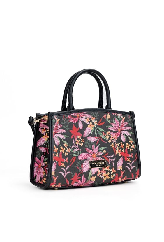 Torba damska z kwiatowym wzorem