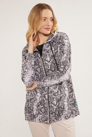 Wzorzysta bluza damska