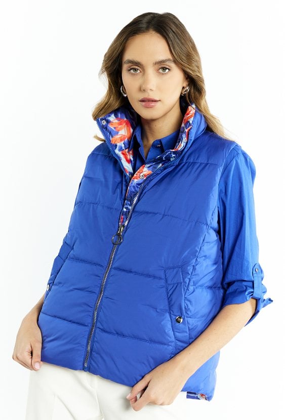 Dwustronna kamizelka damska