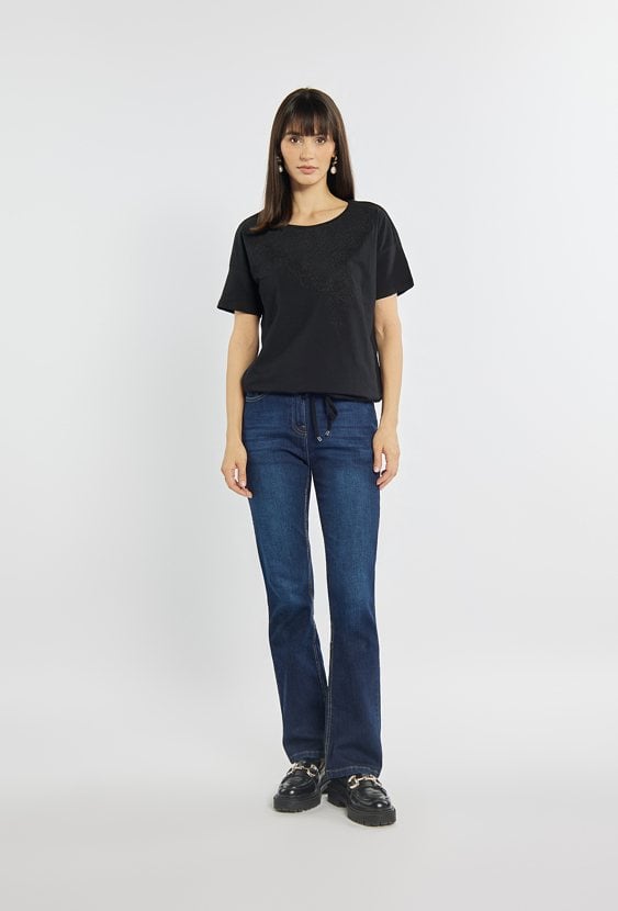 T-shirt z wiązaniem