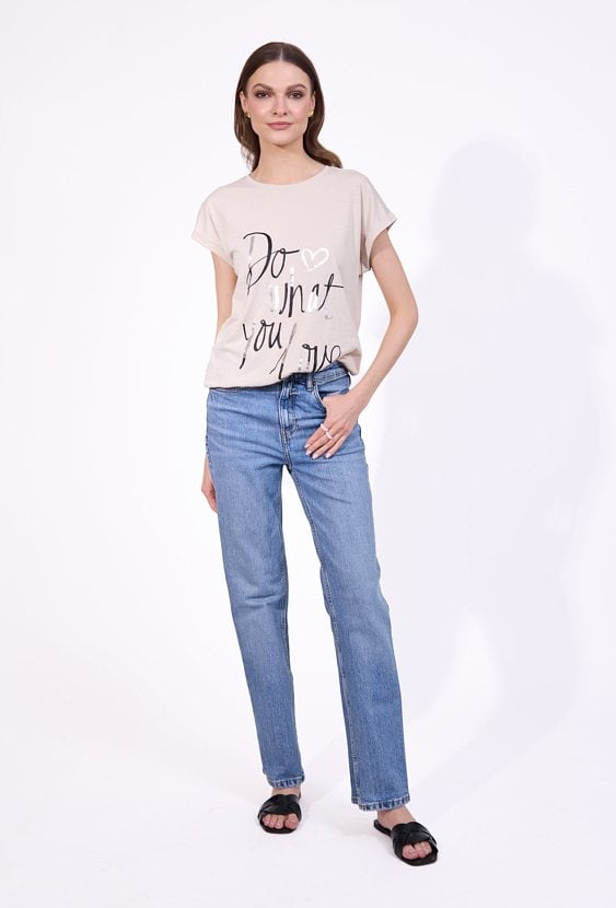 T-shirt z bawełny