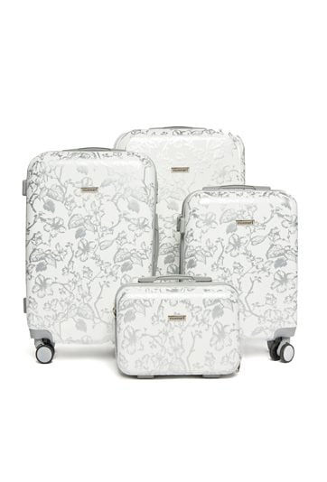 Duża walizka z wzorem