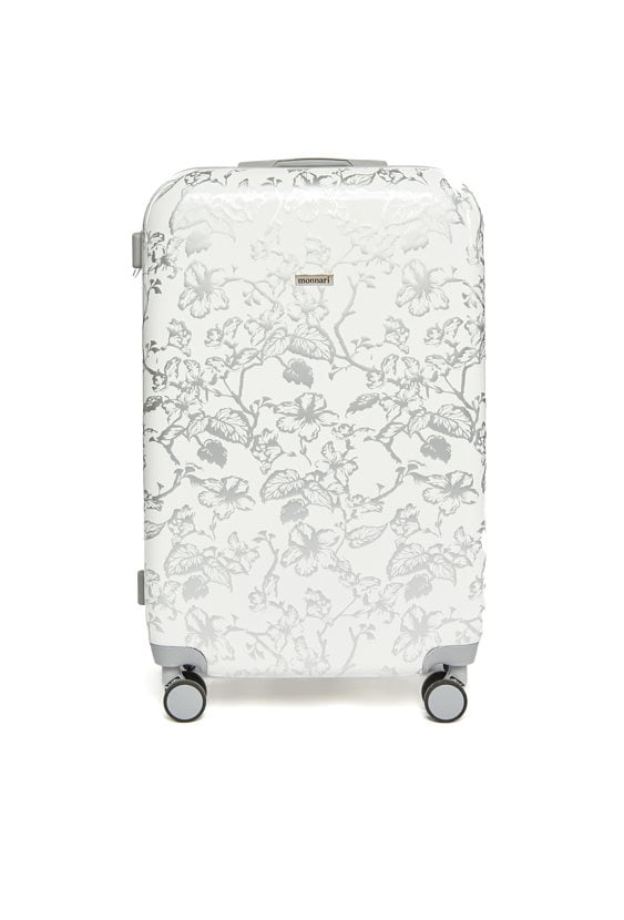 Duża walizka z wzorem