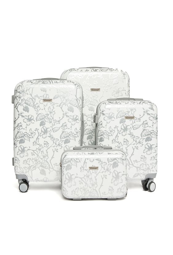 Duża walizka z wzorem