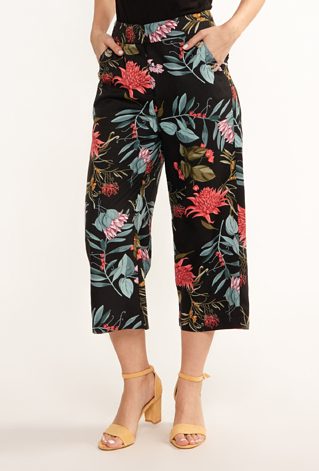 Wzorzyste spodnie damskie