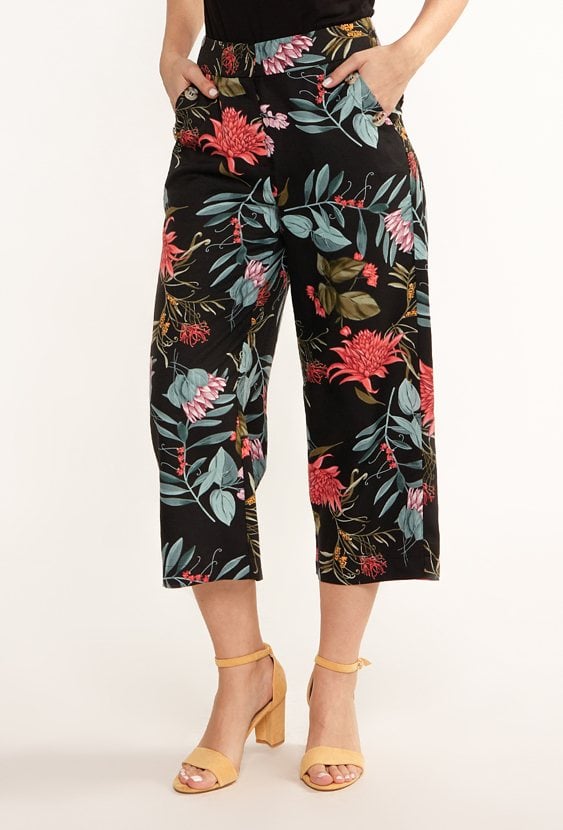 Wzorzyste spodnie damskie