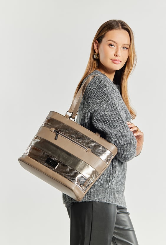 Torba damska ze zdobieniem