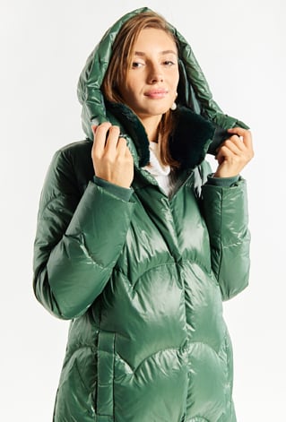 Długi płaszcz damski