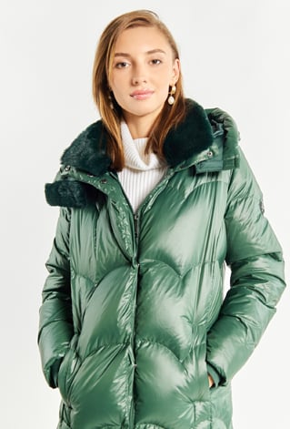 Długi płaszcz damski