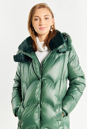 Długi płaszcz damski