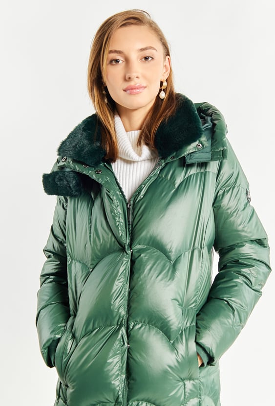 Długi płaszcz damski