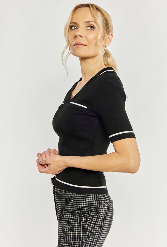 Sweter damski na krótki rękaw