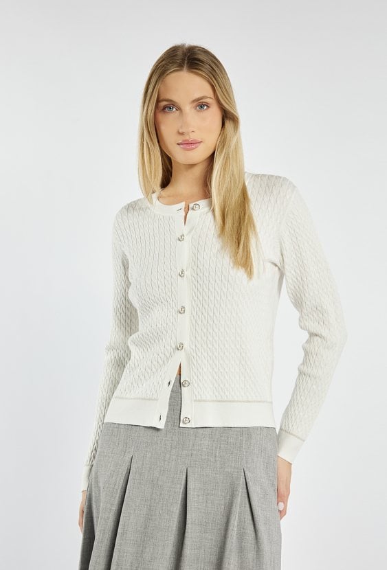 Stylowy sweter z guzikami