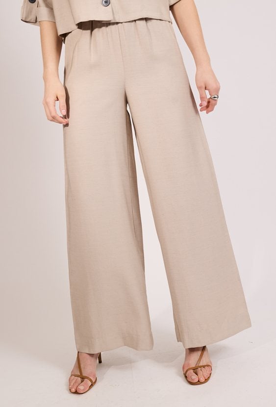 Spodnie z szeroką nogawką