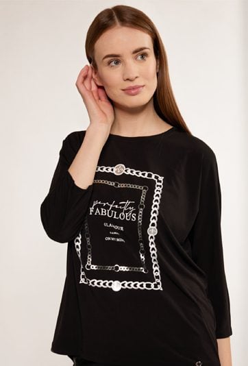 Bluzka z rękawem 3/4