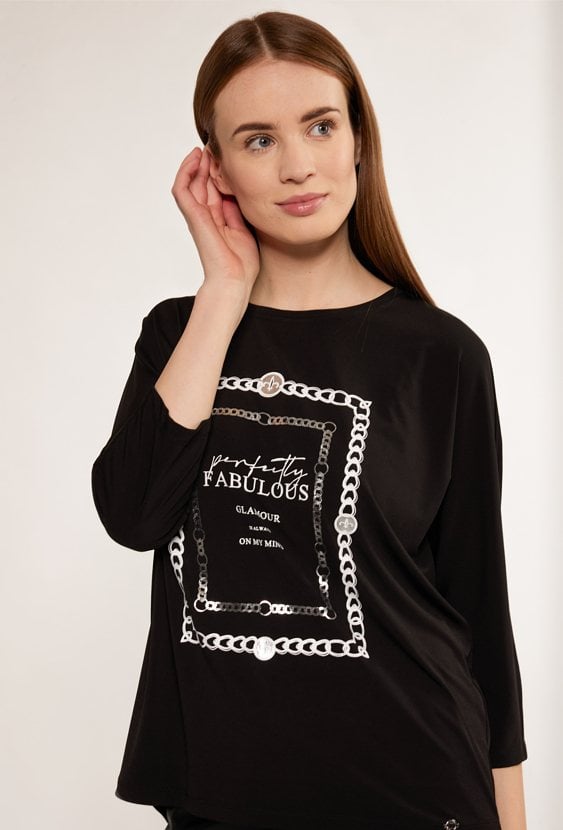 Bluzka z rękawem 3/4