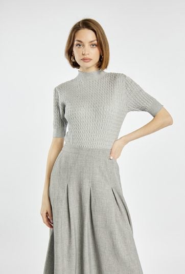 Sweter z półgolfem