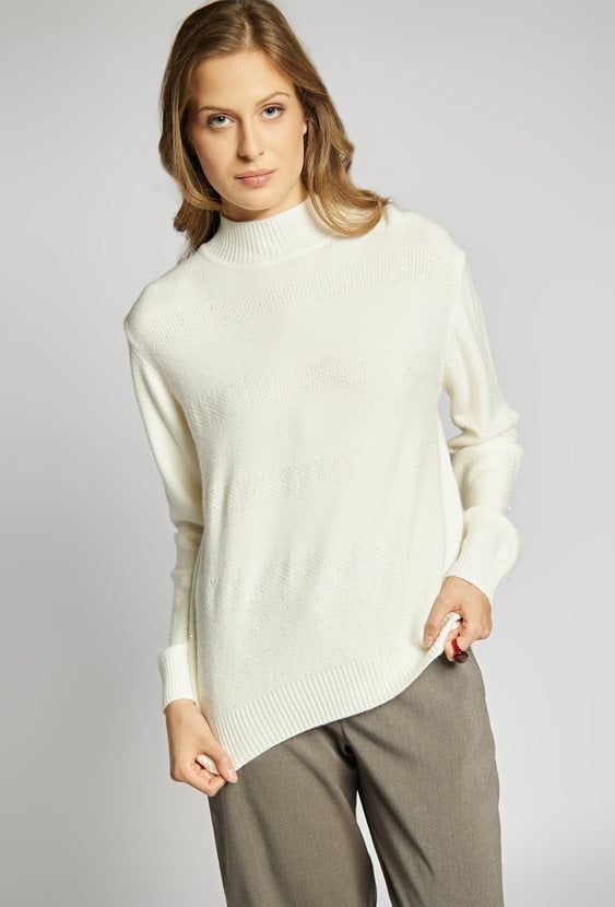 Sweter z połyskiem