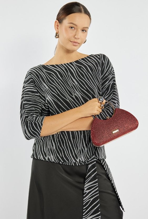 Połyskująca torebka