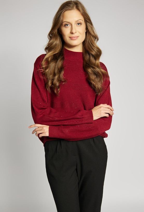 Sweter z połyskiem