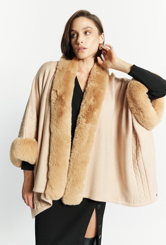 Asymetryczny sweter damski