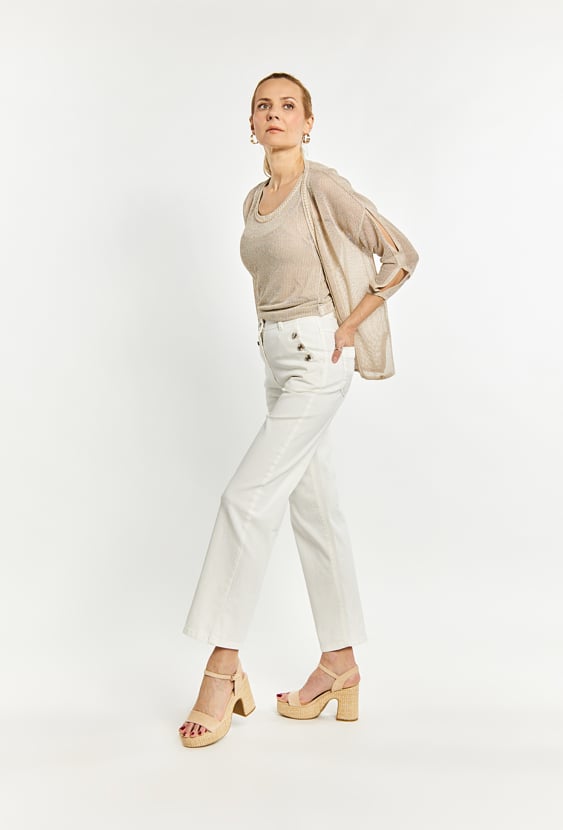 Spodnie damskie z bawełny