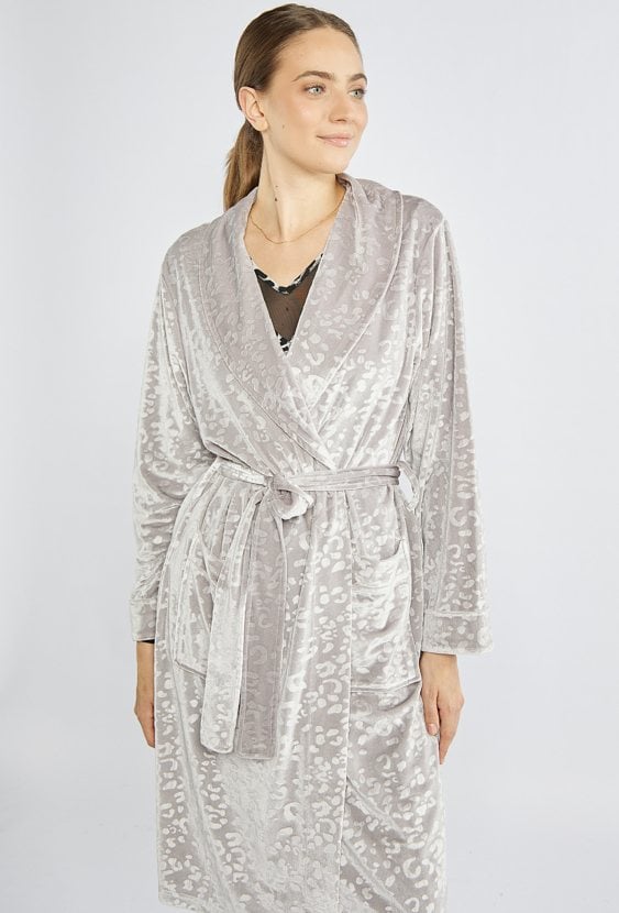 Szlafrok damski z wzorem