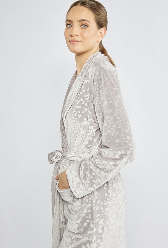 Szlafrok damski z wzorem