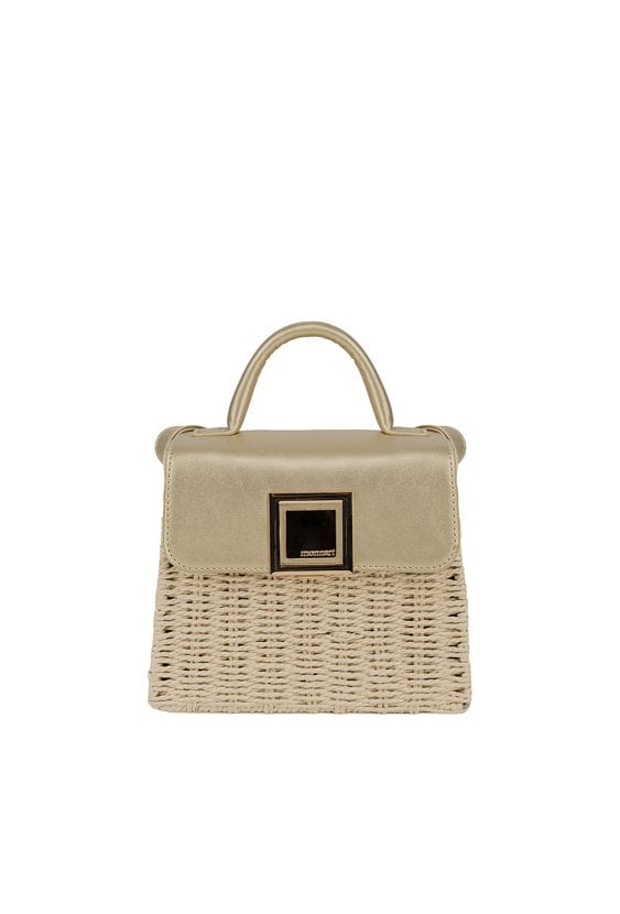 Pleciona torebka z klapą