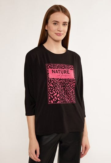 T-shirt damski z wzorem