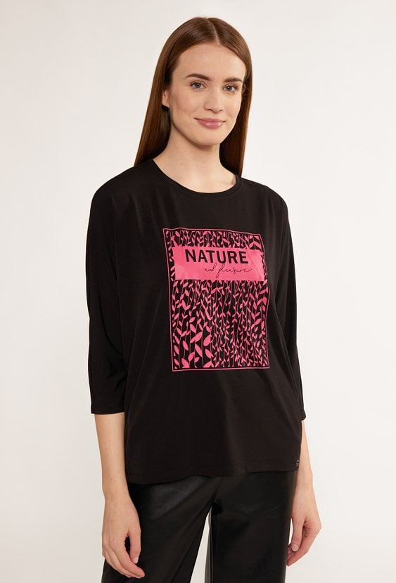 T-shirt damski z wzorem