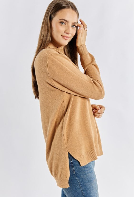 Wiskozowy sweter damski