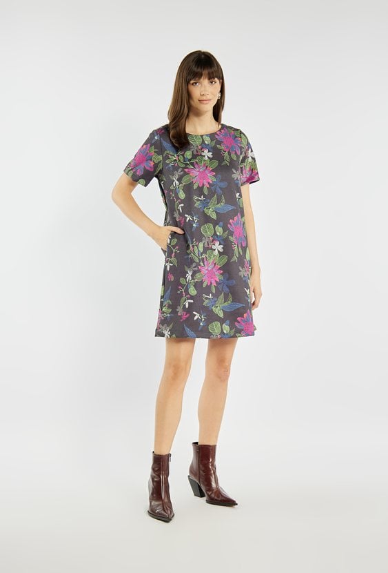 Sukienka w kwiatowy wzór