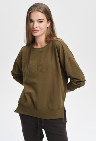 Klasyczna bluza z haftem