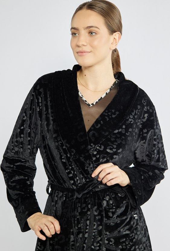 Szlafrok damski z wzorem