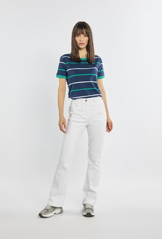 Spodnie z prostymi nogawkami