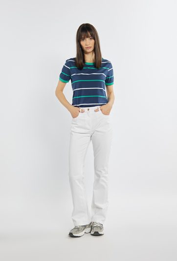 Spodnie z prostymi nogawkami