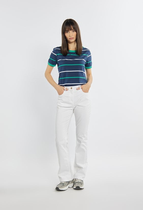 Spodnie z prostymi nogawkami