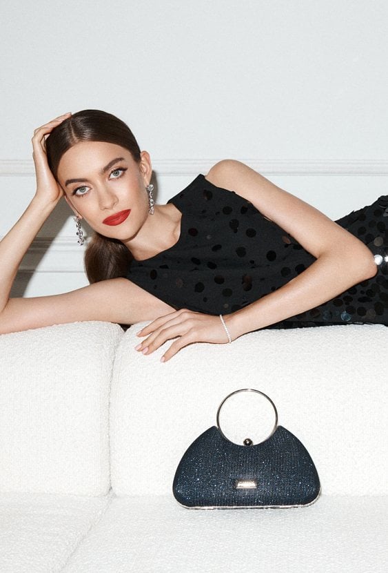 Połyskująca torebka